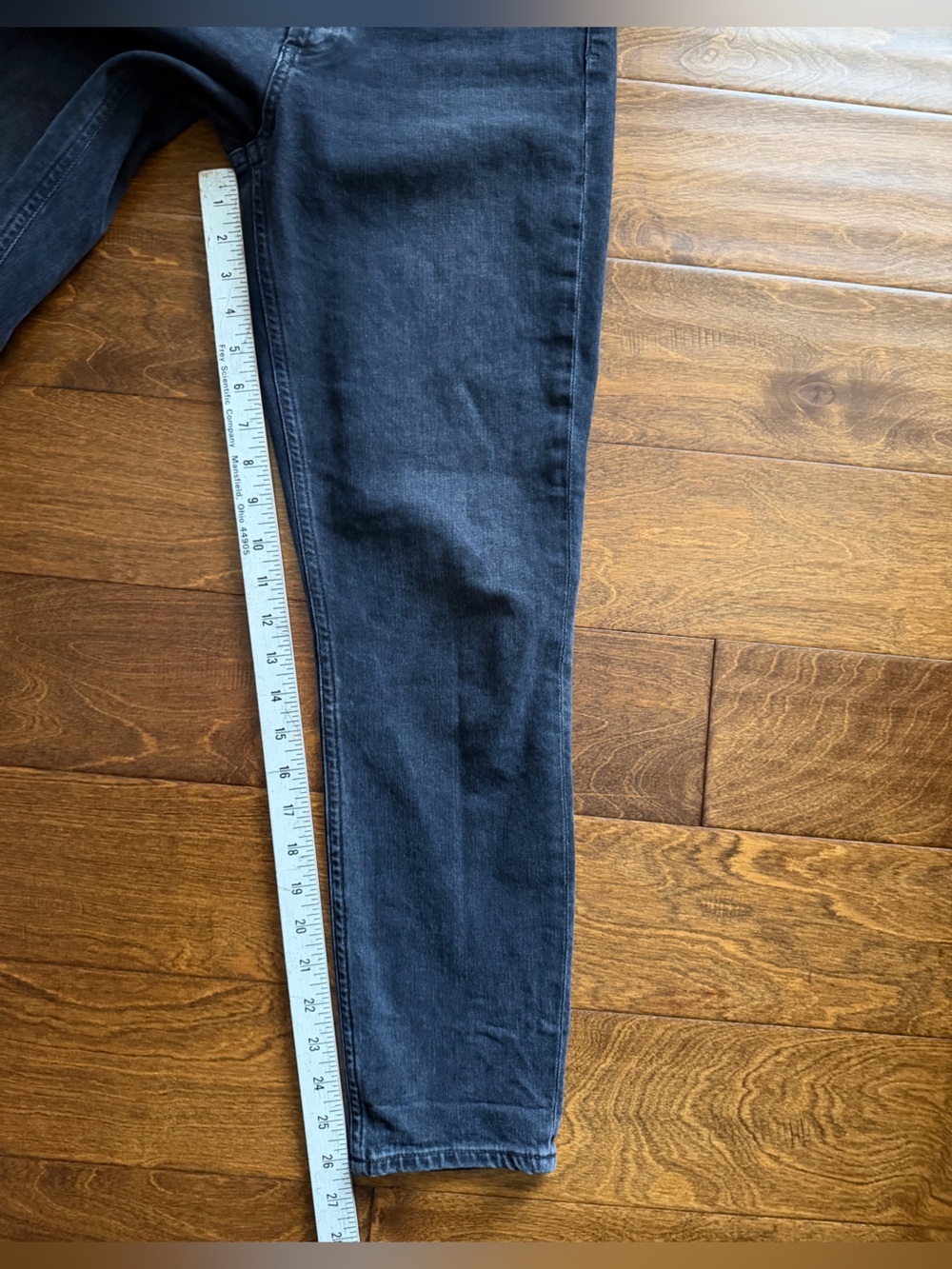 Agolde Nico High Rise Jeans, Washed Black, Size 28 - Picture 9 of 10